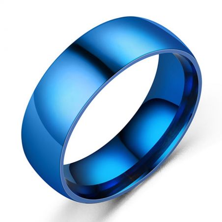 Кольцо TASYAS Классика 6 мм blue size 19.5